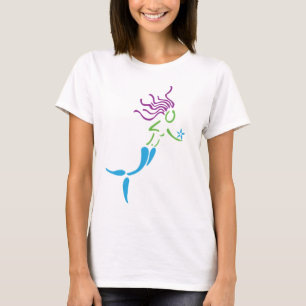 Camiseta Sirena flotante