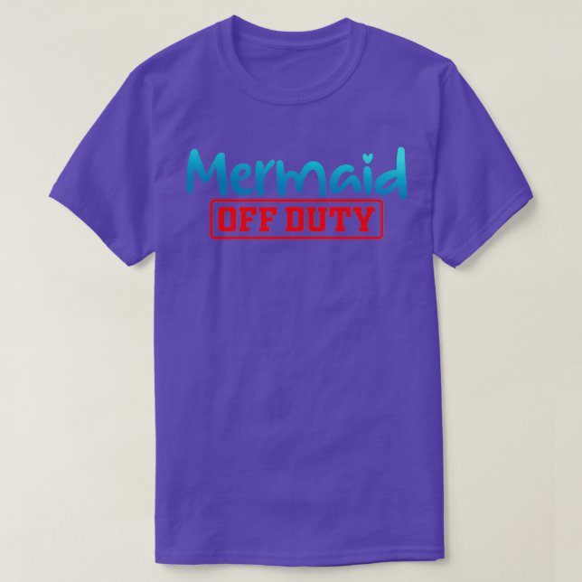 Camiseta Sirena fuera de servicio de bruja marina (Diseño del anverso)