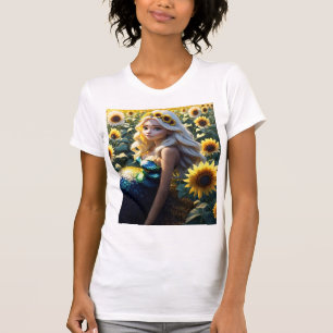 Camiseta "Sirena girasol: Floreciendo en irlandesidad