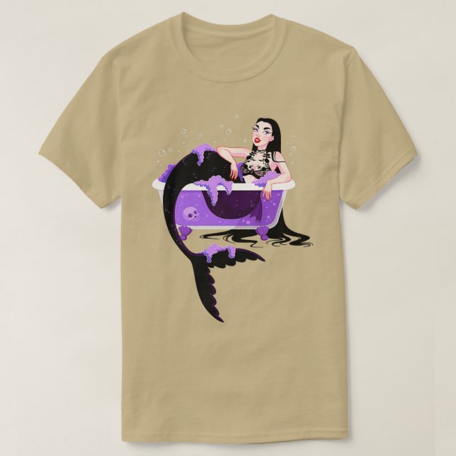 Camiseta Sirena gótica de bomba (Diseño del anverso)
