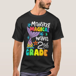 Camiseta Sirena Haciendo Ondas Mágicas En Segundo Grado A