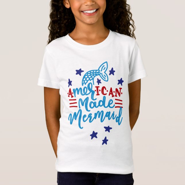 Camiseta Sirena hecha americana. Refranes lindos (Anverso)