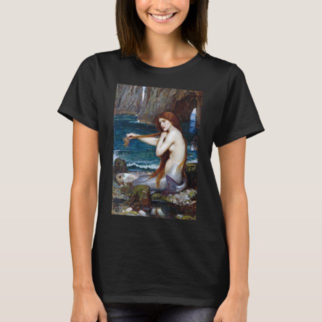 Camiseta Sirena, John William Waterhouse (Anverso)