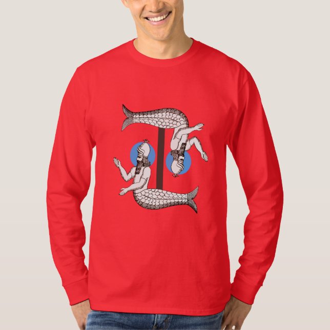 Camiseta Sirena macho Emperador Tritón (Anverso)