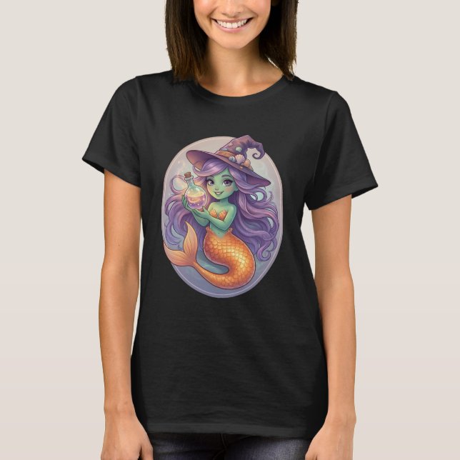 Camiseta Sirena Mágica con Poción (Anverso)