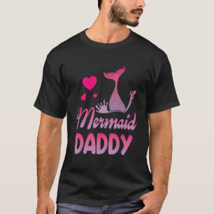 Camiseta Sirena Nadando En Torno A Corazones Feliz Día Para