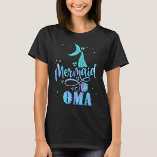 Camiseta Sirena Oma Divertida Mujeres Familia Matando Fiest