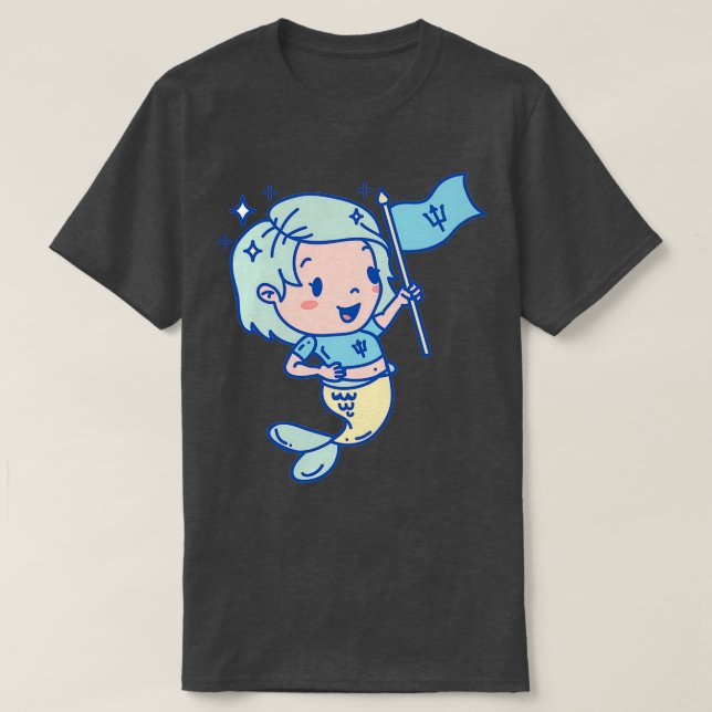 Camiseta Sirena Patriótica (Diseño del anverso)