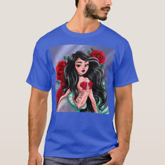 Camiseta Sirena Pegatina Pequeña Sirenita Regalo 4