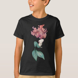 Camiseta Sirena pelirroja Sticker