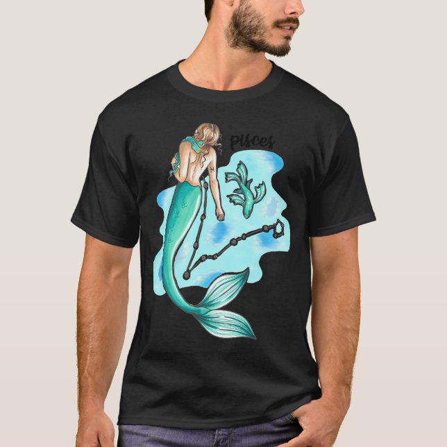 Camiseta sirena Piscis (Anverso)