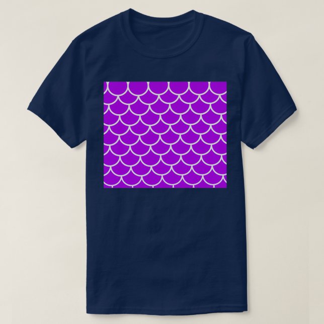 Camiseta Sirena púrpura (Diseño del anverso)