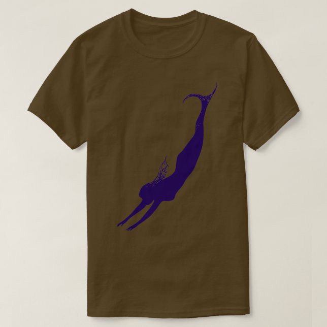 Camiseta Sirena púrpura 5 (Diseño del anverso)