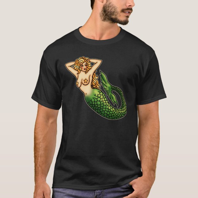 Camiseta Sirena retra (Anverso)