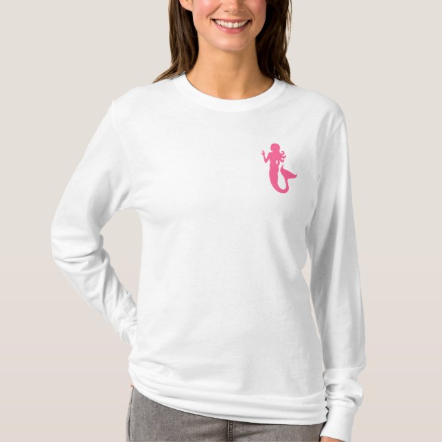 Camiseta Sirena rosada (Anverso)