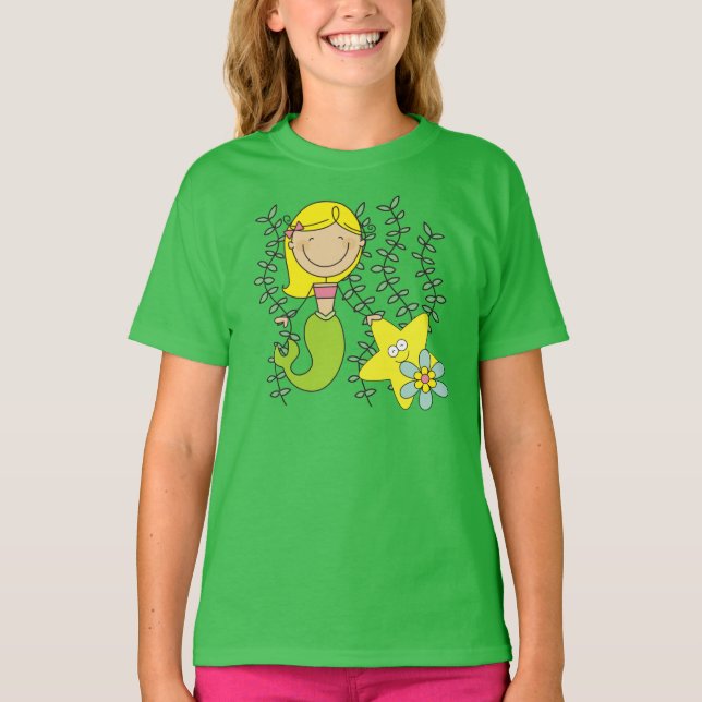 Camiseta Sirena rubia (Anverso)