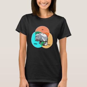 Camiseta Sirena Vaca Patata Vaca Marina Zoológico Animal Ma