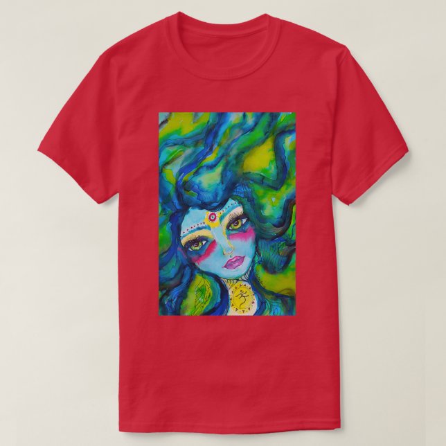 Camiseta Sirena verde 6 (Diseño del anverso)