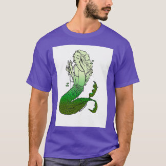 Camiseta Sirena verde 9
