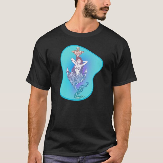 Camiseta Sirena y ancla (Anverso)