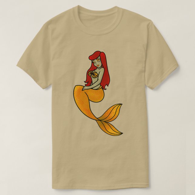 Camiseta Sirena zombie 1 (Diseño del anverso)
