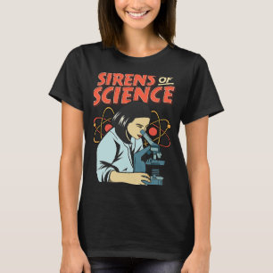 Camiseta Sirenas De Ciencia Científica Feminista Ciencia Ch