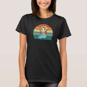 Camiseta Sirenas de cola de las sirenas de agua de mar nada