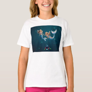 Camiseta Sirenas divirtiéndose.