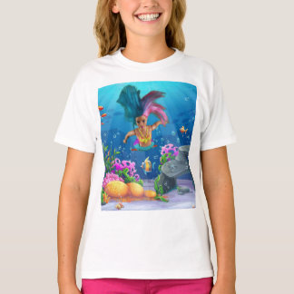 Camiseta Sirenas divirtiéndose.