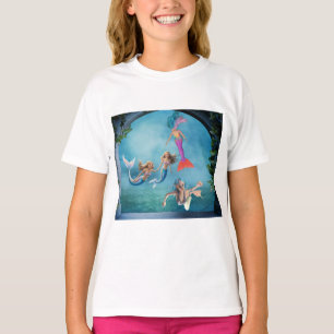 Camiseta Sirenas divirtiéndose.