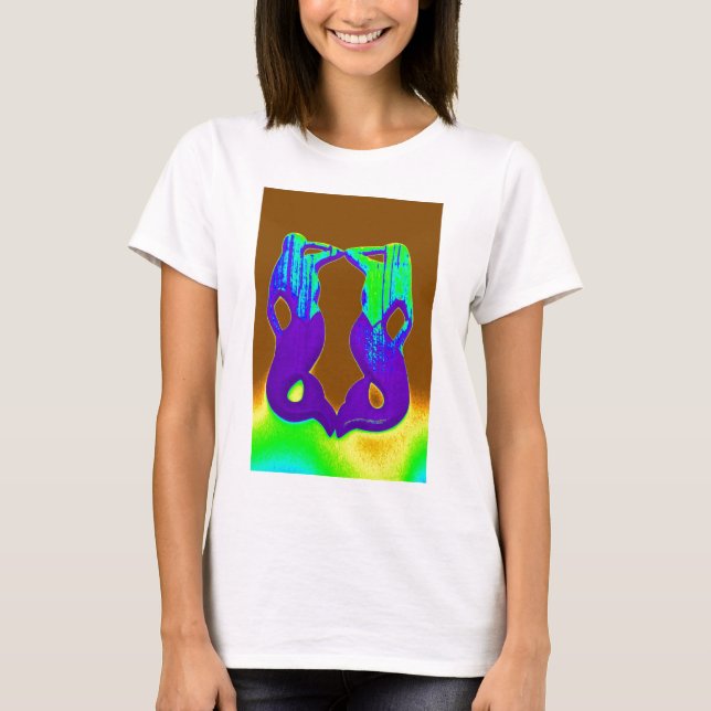 Camiseta sirenas moradas (Anverso)