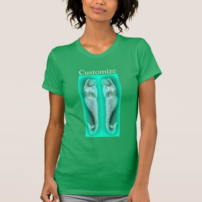 Camiseta Sirenas verdes (Anverso)