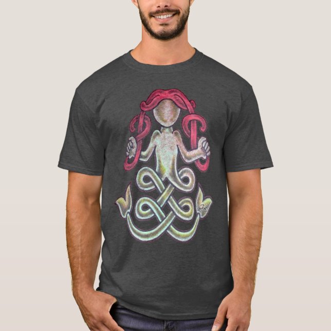 Camiseta Sirenita celta de Meigle (Anverso)