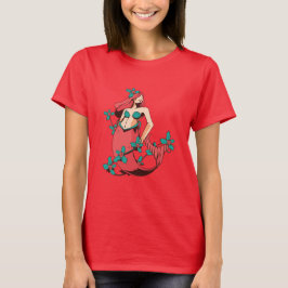 Camiseta Sirenita de Navidades festivos