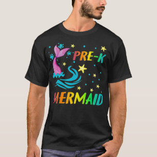Camiseta Sirenita de Prek de vuelta al regalo escolar para 