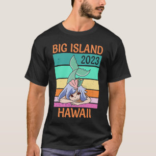 Camiseta Sirenita de vacaciones de Big Island 2023