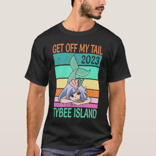 Camiseta Sirenita de vacaciones en la isla Tybee 2023