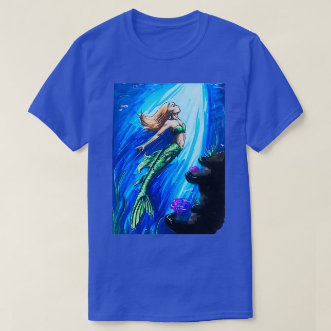 Camiseta Sirenita en ascenso (Diseño del anverso)