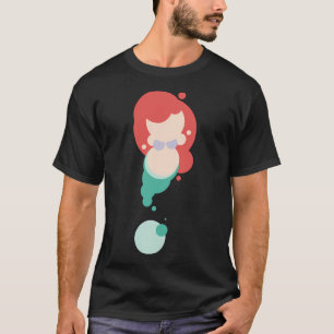 Camiseta Sirenita - estilo minimalista