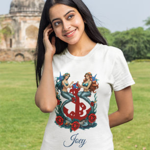 Camiseta Sirenita náutica