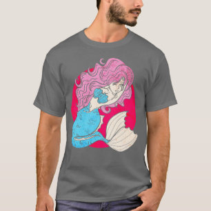 Camiseta Sirenita rosa