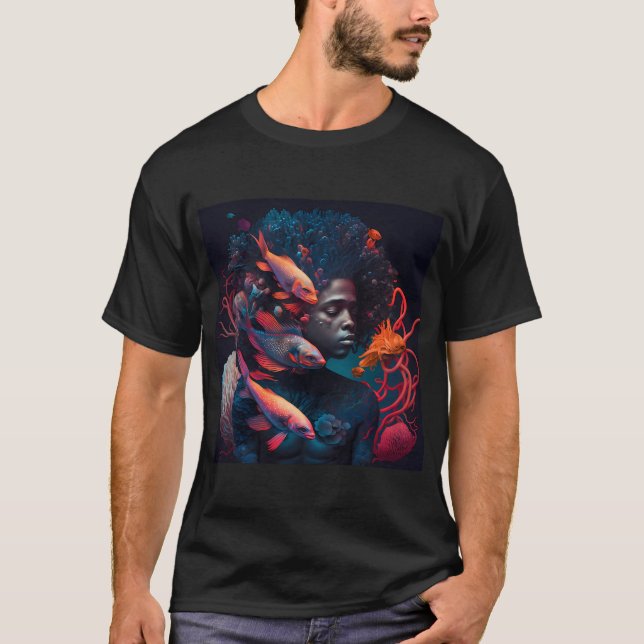 Camiseta Sireno en reposo (Anverso)