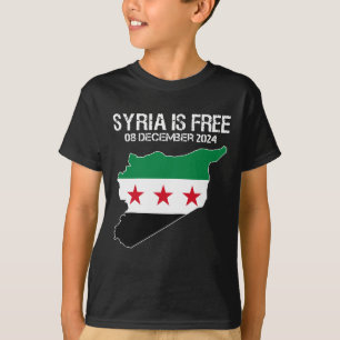 Camiseta Siria: Bandera libre siria libre de Siria