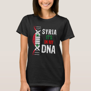 Camiseta Siria: Está en mi ADN Orgulloso Bandera siria