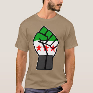 Camiseta Siria, Siria, bandera siria libre.
