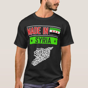Camiseta Siria, Siria, bandera siria libre.