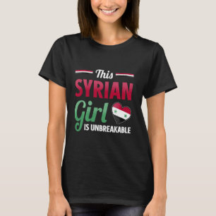 Camiseta Siria Siria: Patrimonio sirio Orgulloso Frente Sir