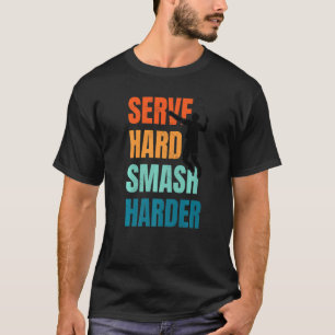 Camiseta Sirva a Smash Harder Harder Badminton Player Shutt