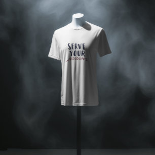 Camiseta Sirva tu pasión por el té blanco de las mujeres