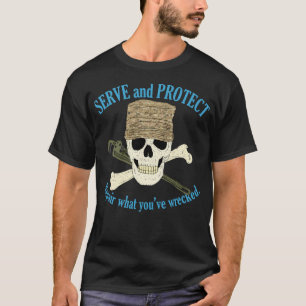 Camiseta Sirva Y Proteja La Reparación De Lo Que Ha Fracasa